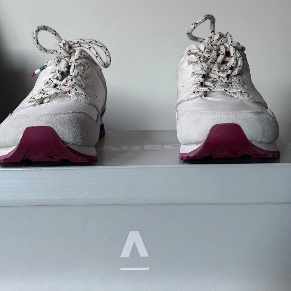 Abeo women’s leather jogger sneaker - Picture 6 of 8